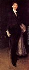 James Abbott Mcneill Whistler Canvas Paintings - Arrangement in Black and Gold Comte Robert de Montesquiou-Fezensac
